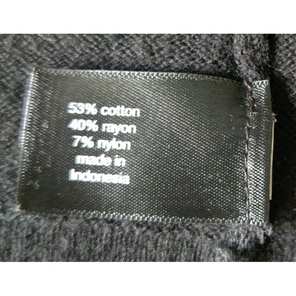 Lane Bryant Women's Button Up Cardigan Black Round Neck Long Sleeve Size 22/24 - Picture 4 of 5